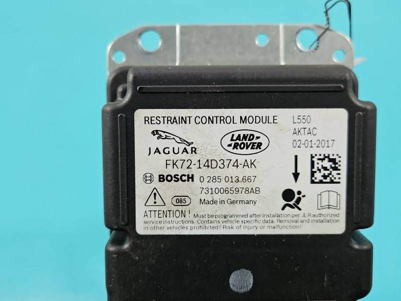 Блок керування Airbag Land Rover Discovery FK72-14D374-AK — фото деталі 6