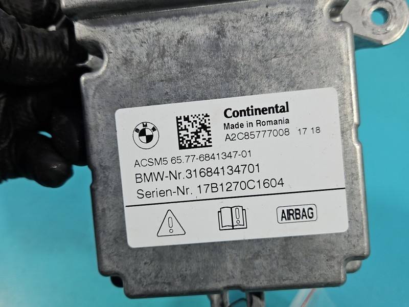 Блок керування Airbag BMW 5 G30 6841347 — фото деталі 5