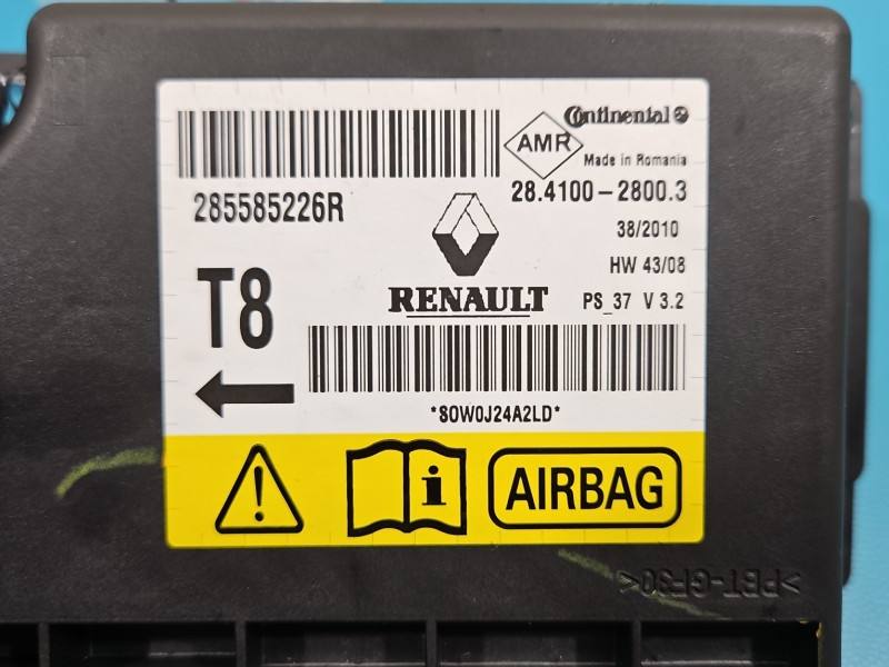 Блок керування Airbag Renault Megane 3 285585226R — фото деталі 3