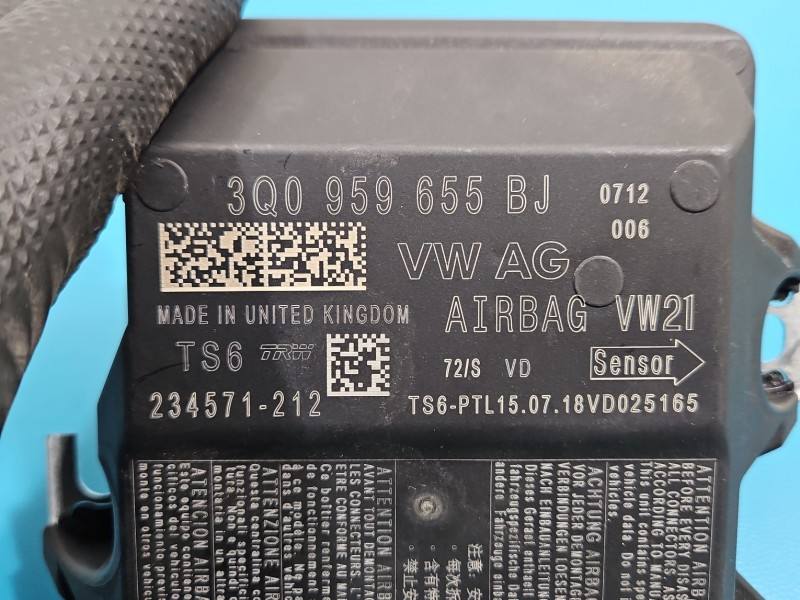 Блок керування Airbag Skoda Kodiaq 3Q0959655BJ — фото деталі 3