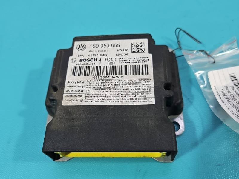 Блок керування Airbag Skoda Citigo 1S0959655 — фото деталі 2
