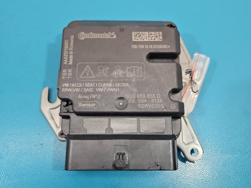Блок керування Airbag Skoda Octavia 4 5QS959655D — фото деталі 2