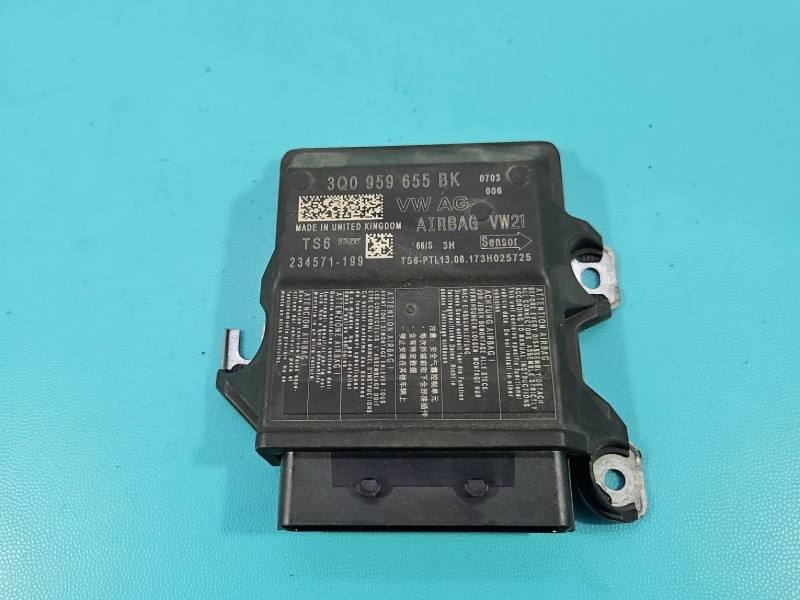 Блок керування Airbag Volkswagen Passat B8 3Q0959655BK — фото деталі 2