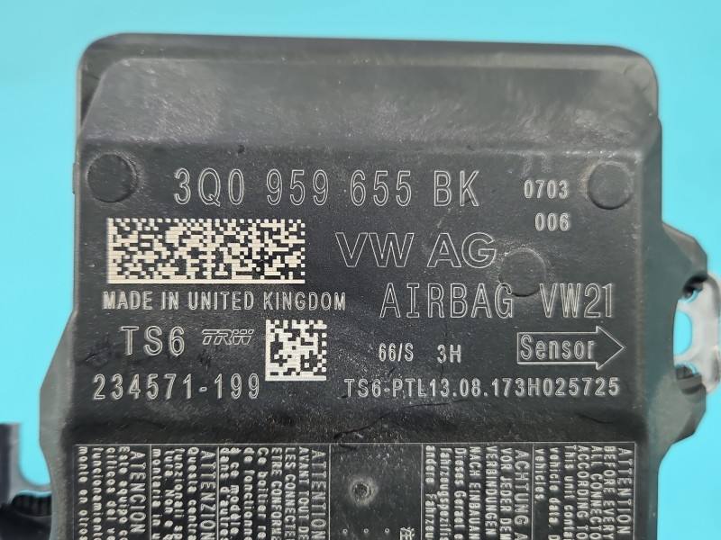 Блок керування Airbag Volkswagen Passat B8 3Q0959655BK — фото деталі 6