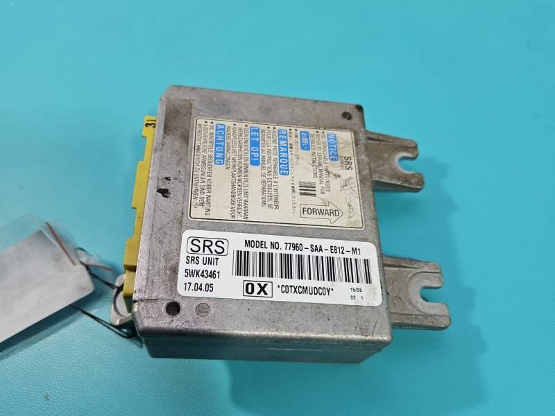 Блок керування Airbag Honda Jazz 77960-SAA-E812-M1 — фото деталі 2