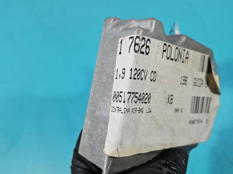 Блок керування Airbag Fiat Bravo 00517754020 — фото деталі 6