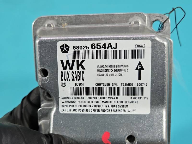 Блок керування Airbag Jeep Grand Cherokee 68025654AJ — фото деталі 6