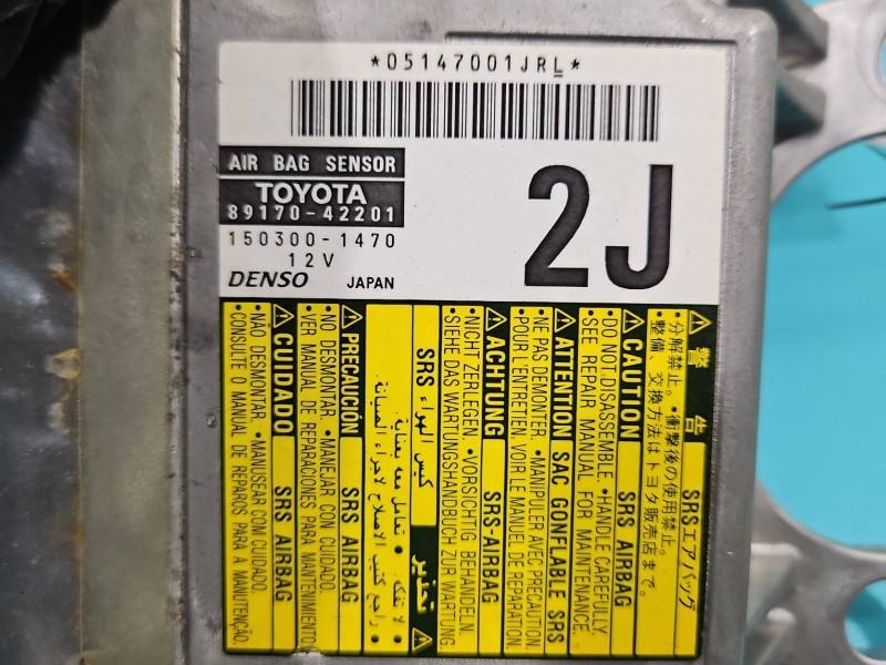 Блок керування Airbag Toyota Rav4 89170-42201 — фото деталі 3