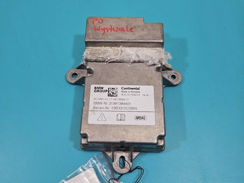 Блок керування Airbag BMW 3 G20 9873894 — фото деталі 2