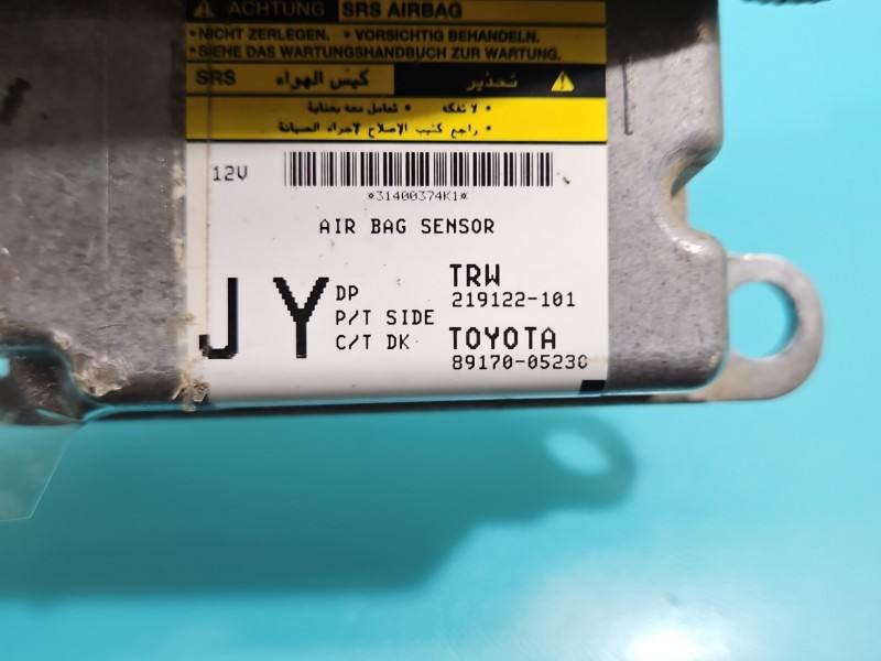 Блок керування Airbag Toyota Avensis T27 89170-05230 — фото деталі 3