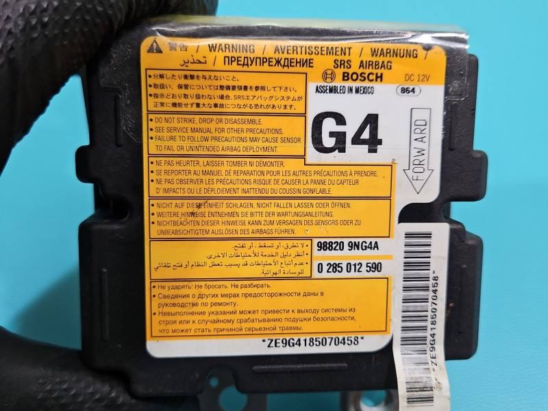 Блок керування Airbag Infiniti QX60 98820-9NG4A — фото деталі 3