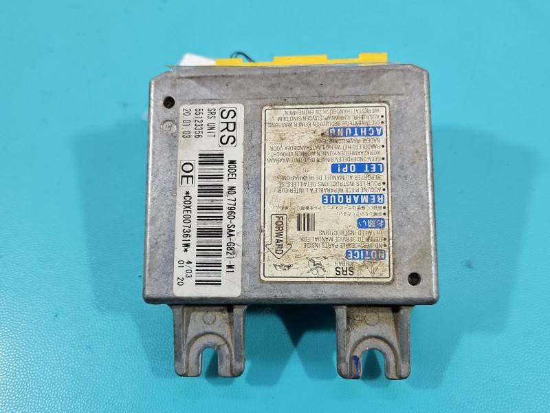 Блок керування Airbag Honda Jazz 77960-SAA-G821-M1 — фото деталі 2