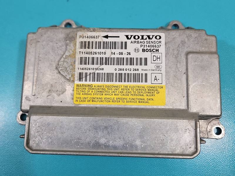 Блок керування Airbag Volvo V60 P31406637 — фото деталі 2
