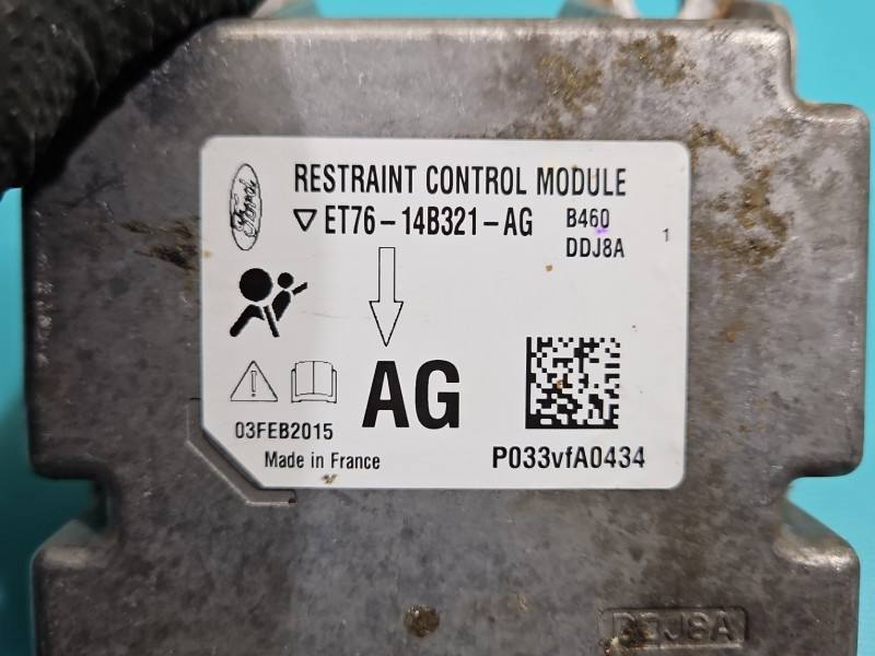 Блок керування Airbag Ford Transit Courier ET76-14B321-AG — фото деталі 3