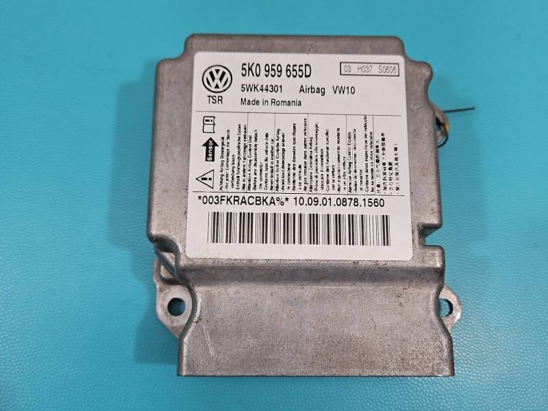 Блок керування Airbag Skoda Yeti 5K0959655D — фото деталі 2