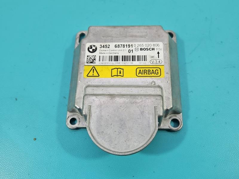 Блок керування Airbag BMW 5 F10 6878191 — фото деталі 2