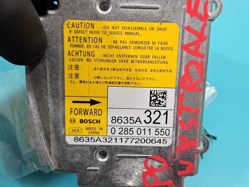 Блок керування Airbag Mitsubishi ASX 0285011550 — фото деталі 3
