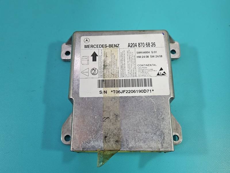 Блок керування Airbag Mercedes GLK X204 A2048706826 — фото деталі 2