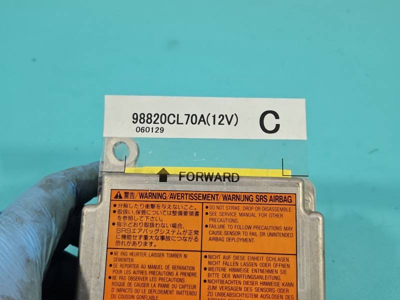 Блок керування Airbag Infiniti FX 98820CL70A — фото деталі 3