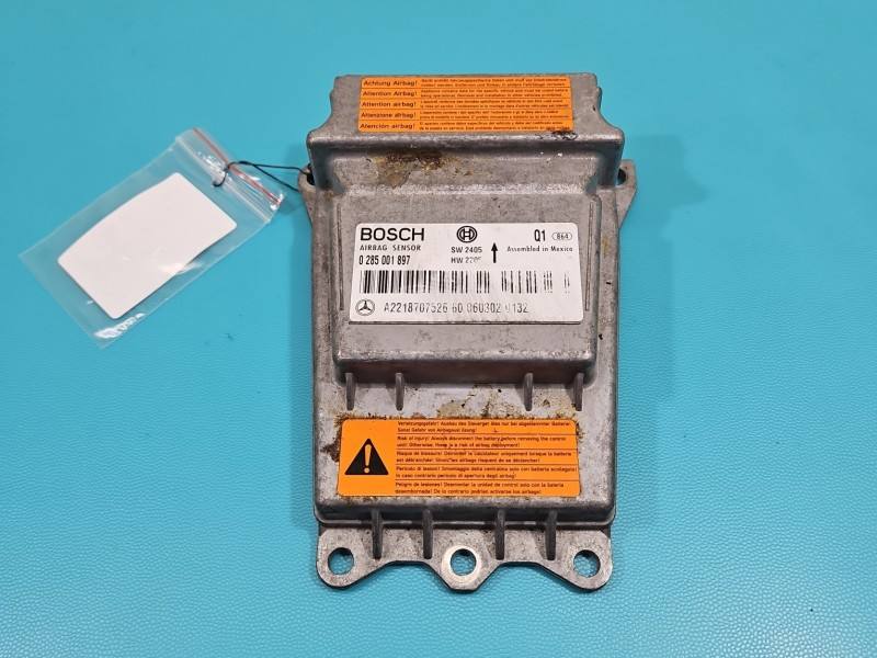 Блок керування Airbag Mercedes S W221 0285001897 — фото деталі 2