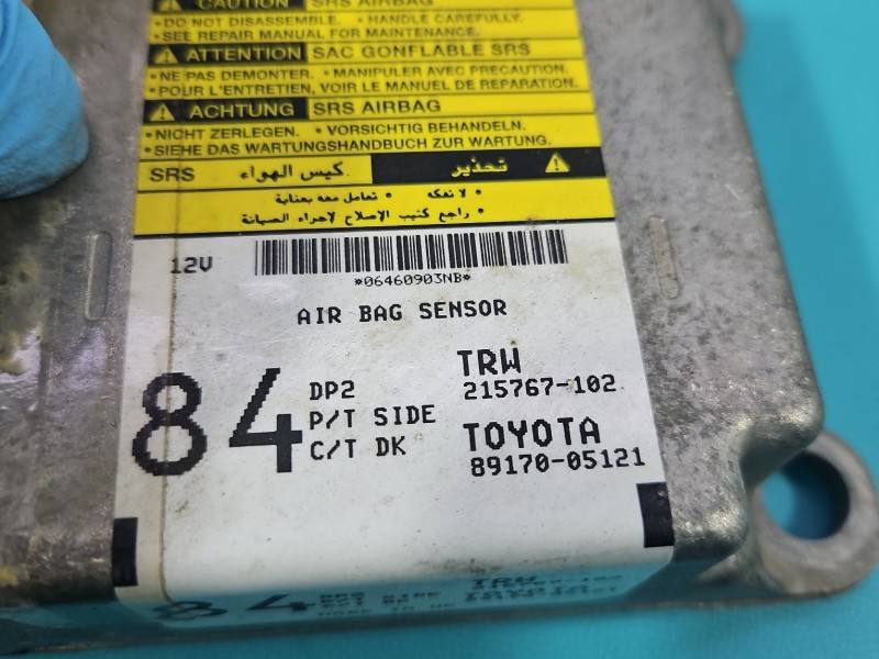 Блок керування Airbag Toyota Avensis T25 89170-05121 — фото деталі 3