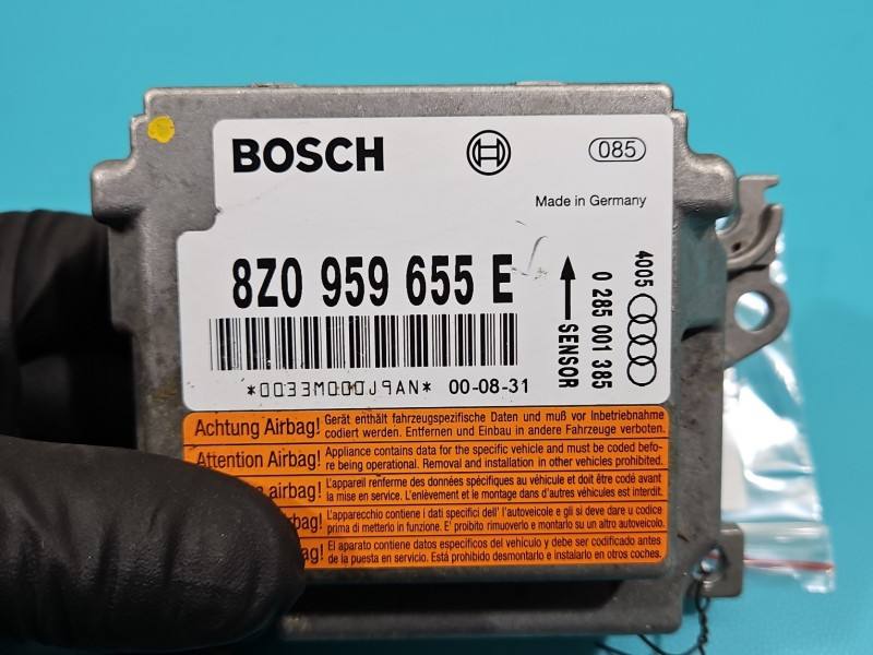Блок керування Airbag Audi A2 8Z0959655E — фото деталі 3