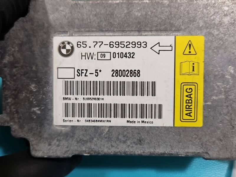 Блок керування Airbag BMW 5 E60 6952993 — фото деталі 3