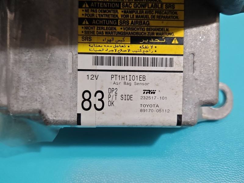 Блок керування Airbag Toyota Avensis T25 89170-05112 — фото деталі 3