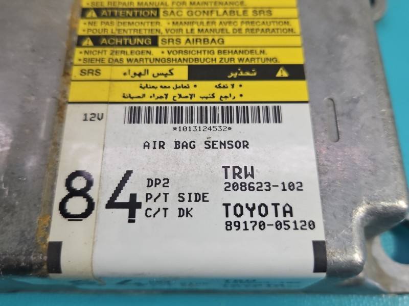 Блок керування Airbag Toyota Avensis T25 89170-05120 — фото деталі 3