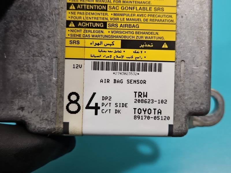 Блок керування Airbag Toyota Avensis T25 89170-05120 — фото деталі 3