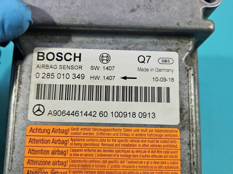 Блок керування Airbag Volkswagen Crafter 0285010349 — фото деталі 3