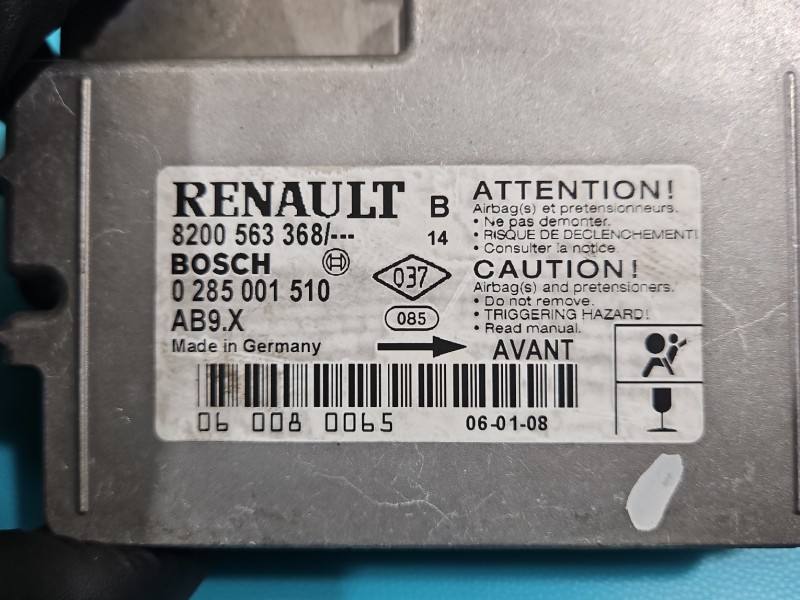 Блок керування Airbag Renault Clio 8200563368 — фото деталі 3