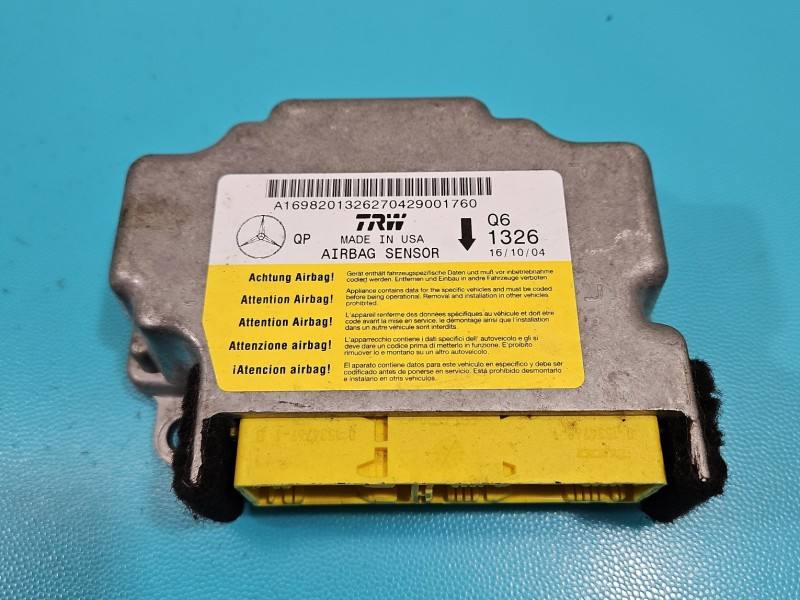 Блок керування Airbag Mercedes A W169 A1698201326 — фото деталі 2