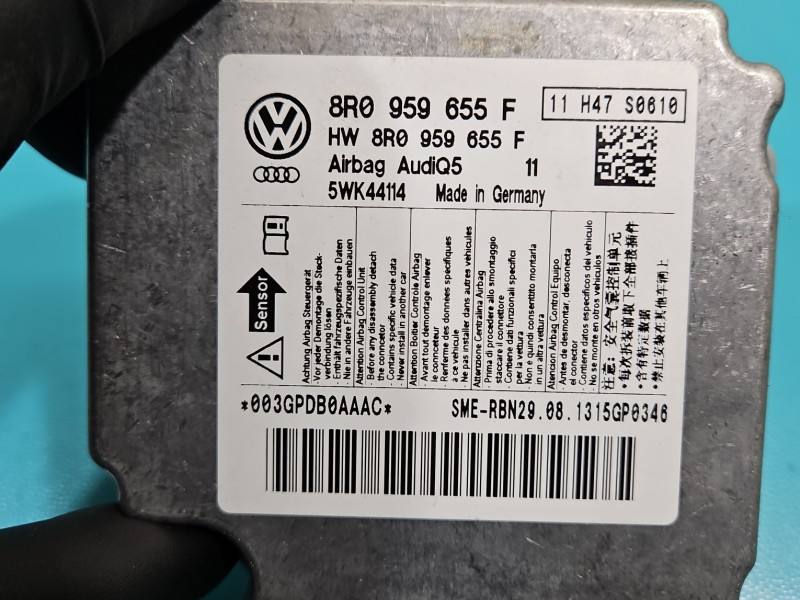 Блок керування Airbag Audi Q5 8R0959655F — фото деталі 3