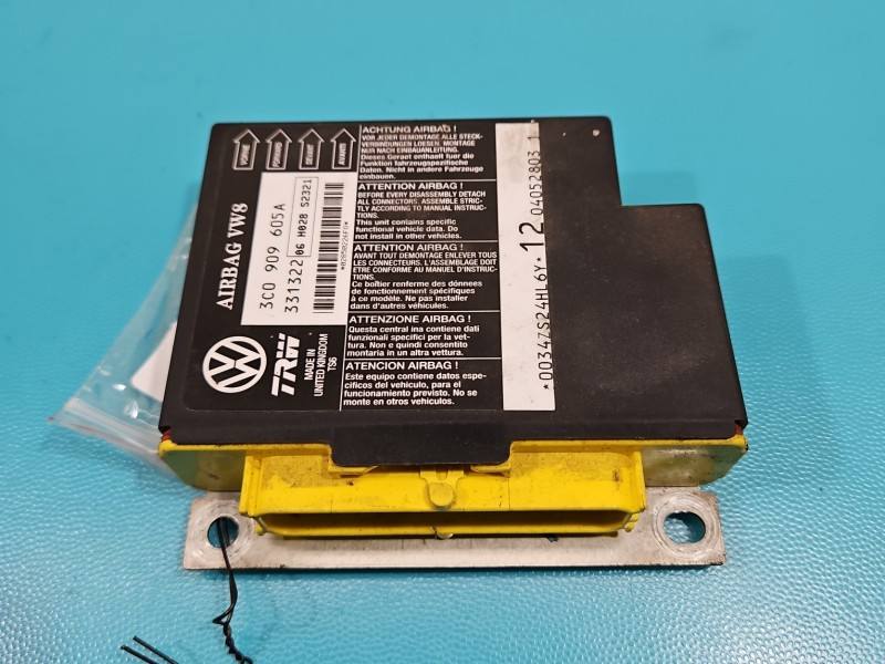 Блок керування Airbag Volkswagen Passat B6 3C0909605A — фото деталі 2