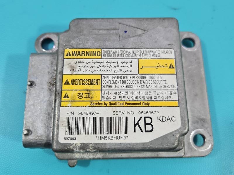 Блок керування Airbag Chevrolet Spark 96463672 — фото деталі 2