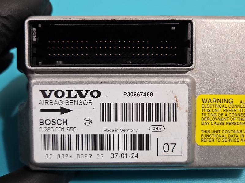 Блок керування Airbag Volvo S60 0285001655 — фото деталі 3