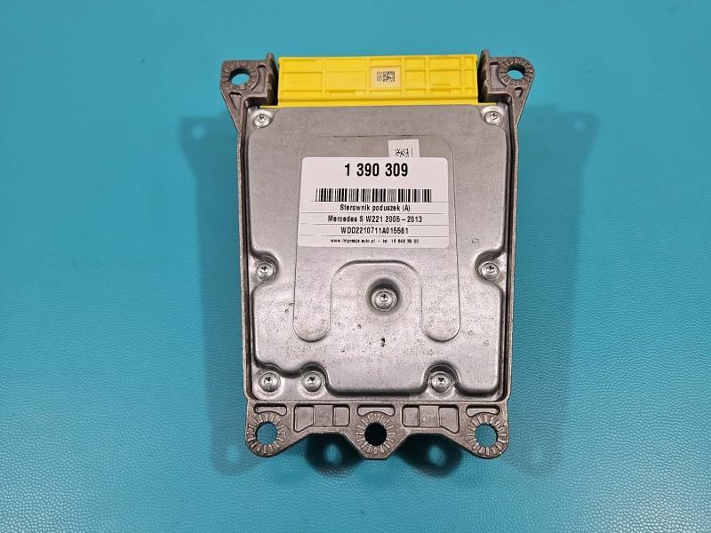 Блок керування Airbag Mercedes S W221 0285001522 — фото деталі 5