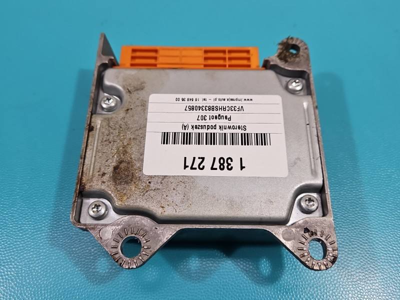 Блок керування Airbag Peugeot 307 9652712180 — фото деталі 5