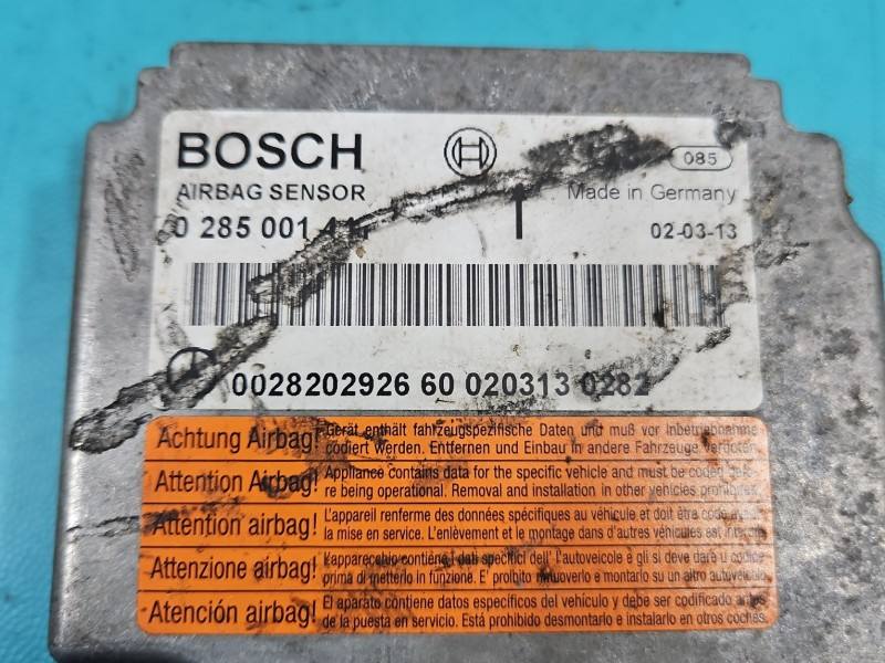 Блок керування Airbag Mercedes E W211 0285001411 — фото деталі 3