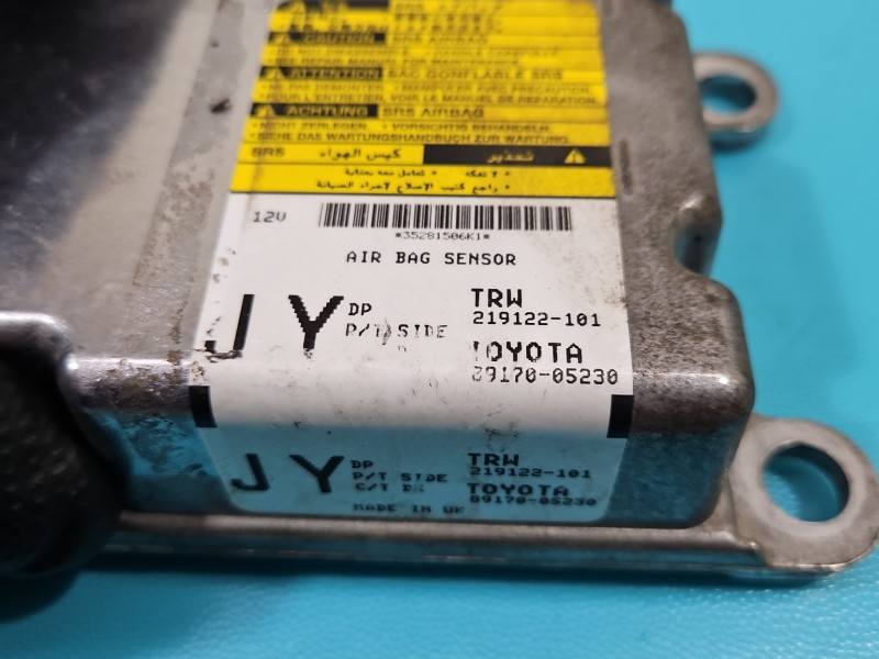 Блок керування Airbag Toyota Avensis T27 219122-101 — фото деталі 3