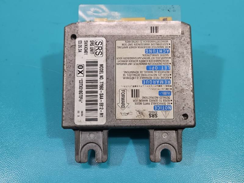 Блок керування Airbag Honda Jazz 77960-SAA-E812-M1 — фото деталі 4