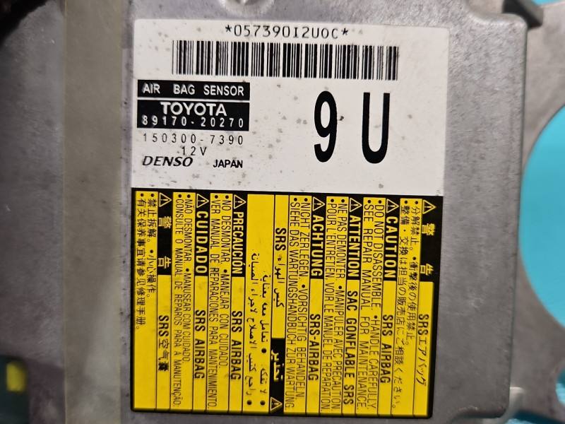 Блок керування Airbag Toyota Avensis T27 89170-20270 — фото деталі 3