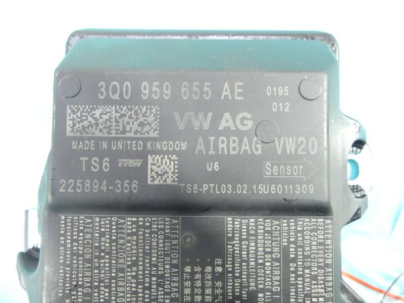 Блок керування Airbag Volkswagen Passat B8 3Q0959655AE — фото деталі 5