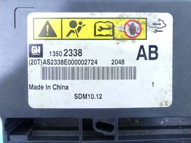 Блок керування Airbag Chevrolet Cruze 13502338 — фото деталі 3
