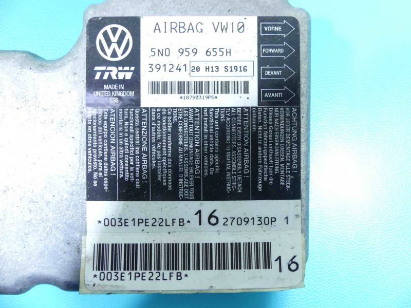 Блок керування Airbag Volkswagen Passat CC 5N0959655H — фото деталі 3