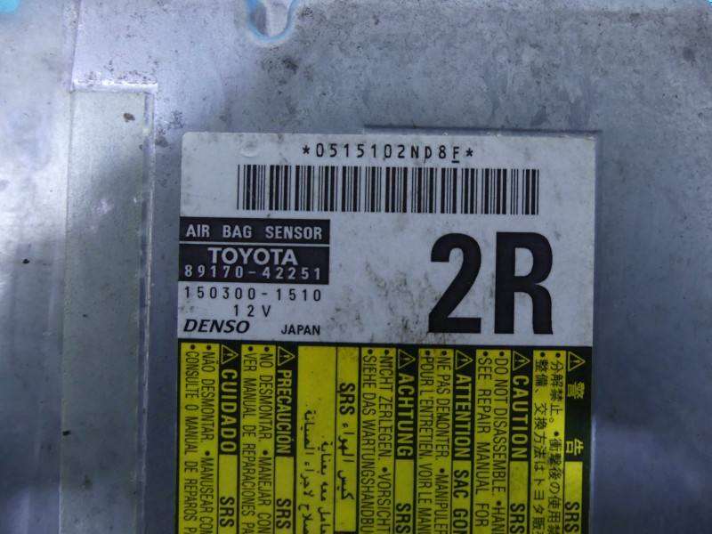 Блок керування Airbag Toyota Rav4 89170-42251 — фото деталі 3