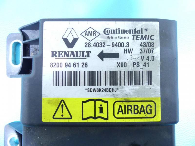 Блок управления Airbag Dacia Sandero 8200946126 — фото детали 3