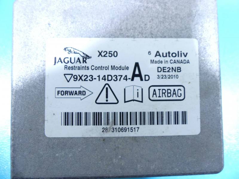 Блок керування Airbag Jaguar XF 9X23-14D374-AD — фото деталі 3