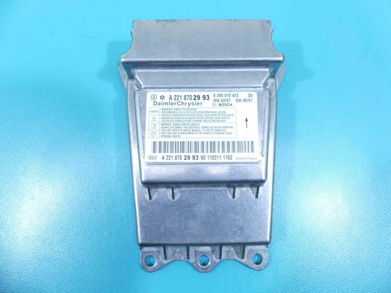 Блок керування Airbag Mercedes S W221 0285010423 — фото деталі 2